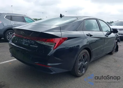 2023 Hyundai Elantra Hybrid Blue из США, поврежденный, VIN KMHLM4AJ9PU033819